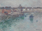 Gustave Loiseau Port of Dieppe, 1929 oil painting reproduction