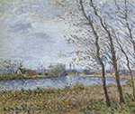 Gustave Loiseau Port Pinche at the Turn of the Seine, 1800 oil painting reproduction