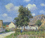 Gustave Loiseau Small Farm at Vaudreuil oil painting reproduction