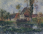 Gustave Loiseau Small Farm by the Eure oil painting reproduction