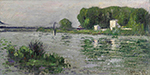 Gustave Loiseau The Banks of the Seine, Triel, 1913 oil painting reproduction