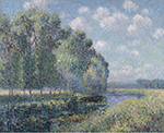 Gustave Loiseau The Bend of the Eure, 1904 oil painting reproduction