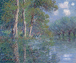 Gustave Loiseau The Bend of the Eure, 1913 oil painting reproduction