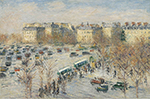 Gustave Loiseau The Etoile Square, 1931 oil painting reproduction
