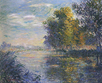 Gustave Loiseau The Eure in Autumn, 1903 oil painting reproduction