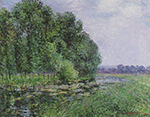 Gustave Loiseau The Eure in Summer, 1902 01 oil painting reproduction