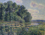 Gustave Loiseau The Eure in Summer, 1902 02 oil painting reproduction