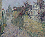 Gustave Loiseau The House of Sisterhood, Pontoise, 1924 oil painting reproduction