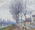 Gustave Loiseau The Oise at Pontoise, 1900 01 oil painting reproduction