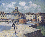 Gustave Loiseau The Quay at Dieppe, 1902 oil painting reproduction