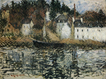 Gustave Loiseau The Quay at Pont-Aven oil painting reproduction
