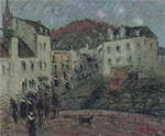Gustave Loiseau The Quay at Pont-Aven-2 oil painting reproduction