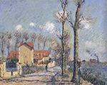 Gustave Loiseau The Quay of Pothius in Pontoise, 1906 oil painting reproduction