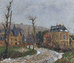 Gustave Loiseau The Road to Dieppe oil painting reproduction