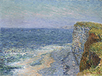 Gustave Loiseau The Seascape at Etretat, 1901 oil painting reproduction