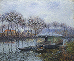 Gustave Loiseau The Seine at Port Marly, 1902 oil painting reproduction