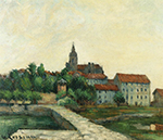 Gustave Loiseau Townscape, 1907 oil painting reproduction