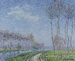 Gustave Loiseau Trees on the Bank of the River, 1899 oil painting reproduction