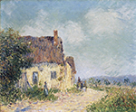 Gustave Loiseau White House at Saint-Cyr-du-Vaudreuil, 1903 oil painting reproduction