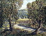 Ernest Lawson A Turn of the Road oil painting reproduction