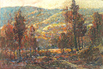 Ernest Lawson An Autumn Landscape oil painting reproduction