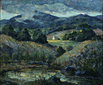 Ernest Lawson Approaching Storm, 1919 20 oil painting reproduction
