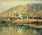 Ernest Lawson April, 1915 oil painting reproduction