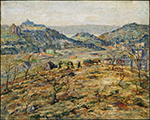 Ernest Lawson City Suburbs, 1914 oil painting reproduction