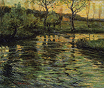 Ernest Lawson Conneticut River Scene, 1920 oil painting reproduction