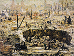 Ernest Lawson Excavation Penn Station, 1906 oil painting reproduction