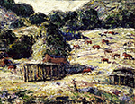 Ernest Lawson Little Ranch, Colorado oil painting reproduction