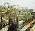 Ernest Lawson Morningside Heights, 1904 oil painting reproduction