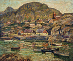 Ernest Lawson Newfoundland Coast, 1924 oil painting reproduction