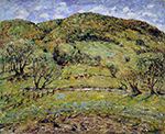 Ernest Lawson Norfolk Hills, Ct oil painting reproduction