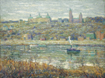 Ernest Lawson Nova Scotia, On the Harlem, 1910 oil painting reproduction
