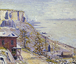Ernest Lawson On the Hudson River, Palisades_ oil painting reproduction
