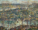 Ernest Lawson Spring Tapestry, 1930 oil painting reproduction