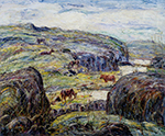 Ernest Lawson Springtime, 1924 oil painting reproduction