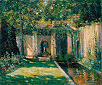 Ernest Lawson The Garden, 1914 oil painting reproduction