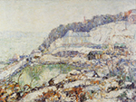 Ernest Lawson The Hudson at Inwood, 1917 oil painting reproduction