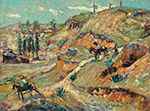 Ernest Lawson The Riders oil painting reproduction