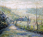 Ernest Lawson The Road, 1913 oil painting reproduction