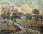 Ernest Lawson Twilight oil painting reproduction