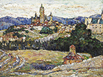 Ernest Lawson View of Segovia oil painting reproduction