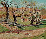 Ernest Lawson Willows in Spring, 1913 oil painting reproduction