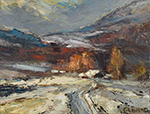 Ernest Lawson Winter Landscape oil painting reproduction