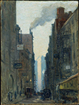 Ernest Lawson New York Street Scene, 1910 oil painting reproduction