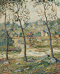 Ernest Lawson The Arm of the Harlem River oil painting reproduction
