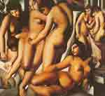 Tamara de Lempicka Women Bathing oil painting reproduction