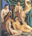 Tamara de Lempicka Rhythm oil painting reproduction